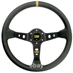 RENAULT CLIO RS SPORT 15mm 08-12 OMP CORSICA 350mm SMOOTH LEATHER STEERING WHEEL
