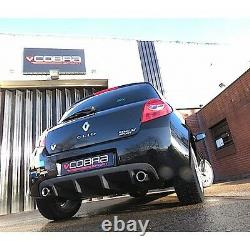 RN04 Cobra sport Renault Clio 197 Mk3 2.0 16V 06-09 Cat Back Res