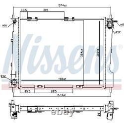 Radiator For Renault Clio MK3 2.0 16V Sport Nissens 8200443896 8200489879