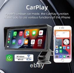 Radio Car Stereo Touch Screen MP5 Player Bluetooth For Carplay Android Auto Cam