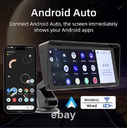 Radio Car Stereo Touch Screen MP5 Player Bluetooth For Carplay Android Auto Cam