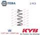 Rc2285 Coil Spring Pair Set Front Kyb 2pcs New Oe Replacement