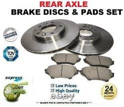 Rear BRAKE DISCS with BEARING + PADS SET for RENAULT CLIO 2.0 16V Sport 2008-on