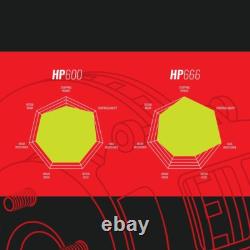 Rear HP600 HEL Track Brake Pads Renault Clio MKII 2.0 16V Sport 172 (02/00-)