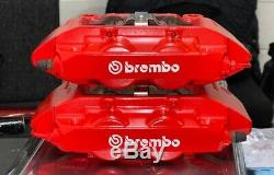 Red Brembo 4 Pot Front Calipers Renault Clio 197 200 Megane 225 Rs Sport