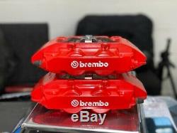 Red Brembo 4 Pot Front Calipers Renault Clio 197 200 Megane 225 Rs Sport