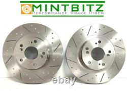 Renault Clio 172 182 Cup Sport Front Dimpled Grooved Brake Discs and Pads