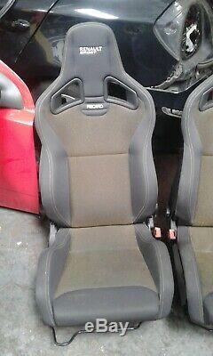 Renault Clio 197 Sport Megane Renaultsport Recaro Cs Yellow Dot Front Seats