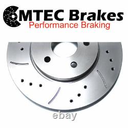Renault Clio Cup Sport 172 182 Drilled Grooved MTEC Brake Discs Front 280mm