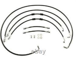 Renault Clio II Sport 172/182 6 Line Braided Brake Line Kit Inc Rear Axle Lines