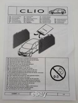 Renault Clio IV Sport Tourer 2012-2019 Rear Side Sun Visor Set