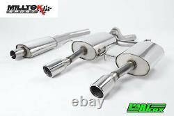 Renault Clio MK2 Sport 182 Milltek Sport Cat Back Exhaust System 2x Polished Tip