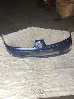 Renault Clio Mk2 2001-2006 Front Bumper Panel in 423 Monaco Blue! Damaged! Pics