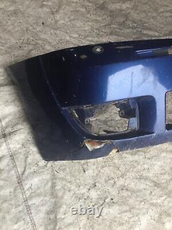 Renault Clio Mk2 2001-2006 Front Bumper Panel in 423 Monaco Blue! Damaged! Pics