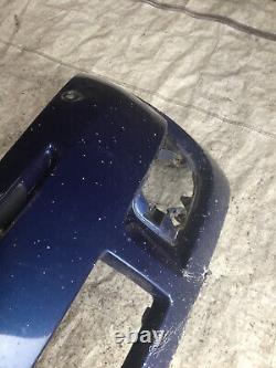 Renault Clio Mk2 2001-2006 Front Bumper Panel in 423 Monaco Blue! Damaged! Pics