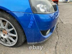 Renault Clio Mk2 Rs Sport Fl 2005 Front Bumper Complete Grills Fog Arctic Blue