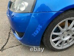 Renault Clio Mk2 Rs Sport Fl 2005 Front Bumper Complete Grills Fog Arctic Blue