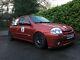 Renault Clio Phase 1 Flame Red 172 Sport Hill Climb Race Car including Trailer