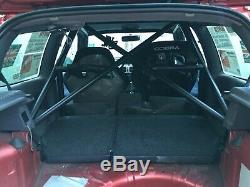 Renault Clio Phase 1 Flame Red 172 Sport Hill Climb Race Car including Trailer