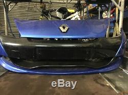 Renault Clio RS 197 200 front bumper and lights Renault Sport