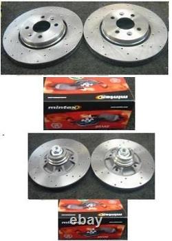 Renault Clio Sport 172 Cross Drilled Brake Disc Front Rear Mintex Brake Pads