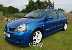 Renault Clio Sport 172 Cup Track Car Mondial Blue PMS, SPAX, Caged