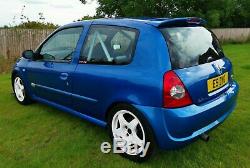 Renault Clio Sport 172 Cup Track Car Mondial Blue PMS, SPAX, Caged