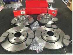 Renault Clio Sport 172 Drilled Grooved Brake Disc Front Rear Brembo Brake Pad