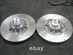 Renault Clio Sport 172 Rear Brake Disc Cross Drilled Only + Abs Ring Bearing