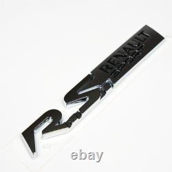 Renault Genuine Rear Boot RS Sport Logo Badge Emblem Clio Megane Scenic Twingo