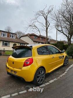 Renault sport f1 clio 197 r27 meglio megane engine swap liquid yellow recaros