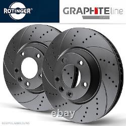 Rotinger Graphite Sport-Bremsscheiben-Satz Rear Ra Renault 19 I