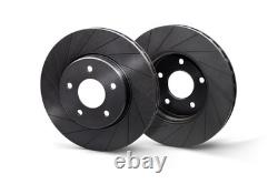 Rotinger Sport Brake Discs Set Front For Kubistar 19 Clio Kangoo Graphite T6