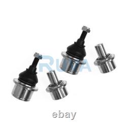 Ruva Front Lower Pivot Joints + Upper Ball Joints for Clio Sport 197 200 Megane