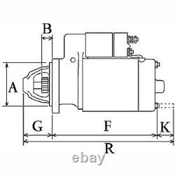 STARTER 115341 FOR RENAULT CLIO/III/EURO/CAMPUS/IV/MIO LUTECIA LAGUNA/Sport 2.0L