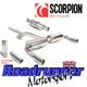 Scorpion Clio 197 Exhaust System Cat Back Non-Res With Sports Cat Inward Rolled