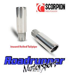 Scorpion Clio 197 Sport Exhaust Cat Back System Non-Res Rolled In Tips SRNS025