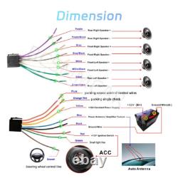 Single 1 DIN 7in Flip Out Touch Screen Car Stereo Radio Bluetooth MP5 Player