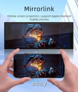 Single 1 Din Car Stereo Radio Android 12 GPS Navi WiFi Bluetooth FM Video Player