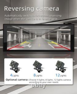 Single 1 Din Car Stereo Radio Android 12 GPS Navi WiFi Bluetooth FM Video Player