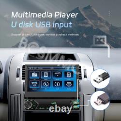 Single 1DIN 7 Retractable Car Stereo Mirror Link Radio Touch Screen MP5 Player