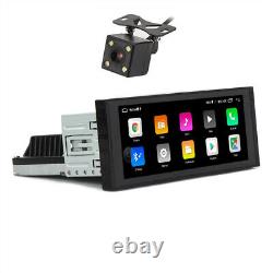 Single DIN Touch Screen 6.86in Car Stereo Radio Android 10.0 GPS Wifi WithCamera