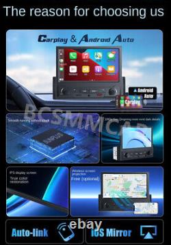Single Din Car MP5 Player Stereo Radio Bluetooth Wireless CarPlay Android Auto