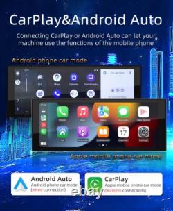 Single Din Car Stereo Bluetooth GPS Navigation FM Radio Video Player CarPlay NAV