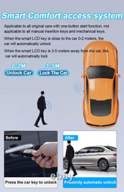 Smart Car Key Lock Window Touch Screen Display Digital Anti-lost Waterproof Auto