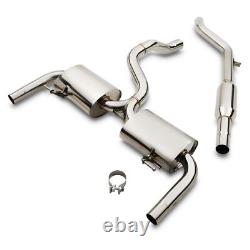 Stainless Catback Exhaust System For Renault Clio Rs Mk3 2.0 16v Sport 09-13