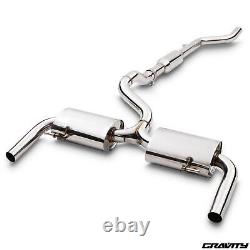 Stainless Catback Performance Exhaust System For Renault Clio Mk3 Sport 200 09+