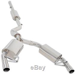 Stainless Race Cat Back Exhaust System For Renault Clio 197 200 2.0 16v Sport