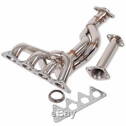 Stainless Tubular De Cat Bypass Exhaust Manifold For Renault Clio 172 2.0 Sport