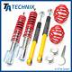 TA TECHNIX High-Quality Gewindefahrwerk Renault Clio 2 Typ B Bj.'98-'05